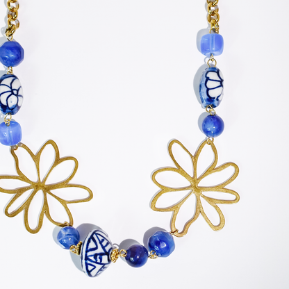 Blue Bloom Necklace