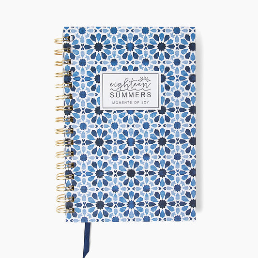 Ocean Blue Tile Moments of Joy Journal