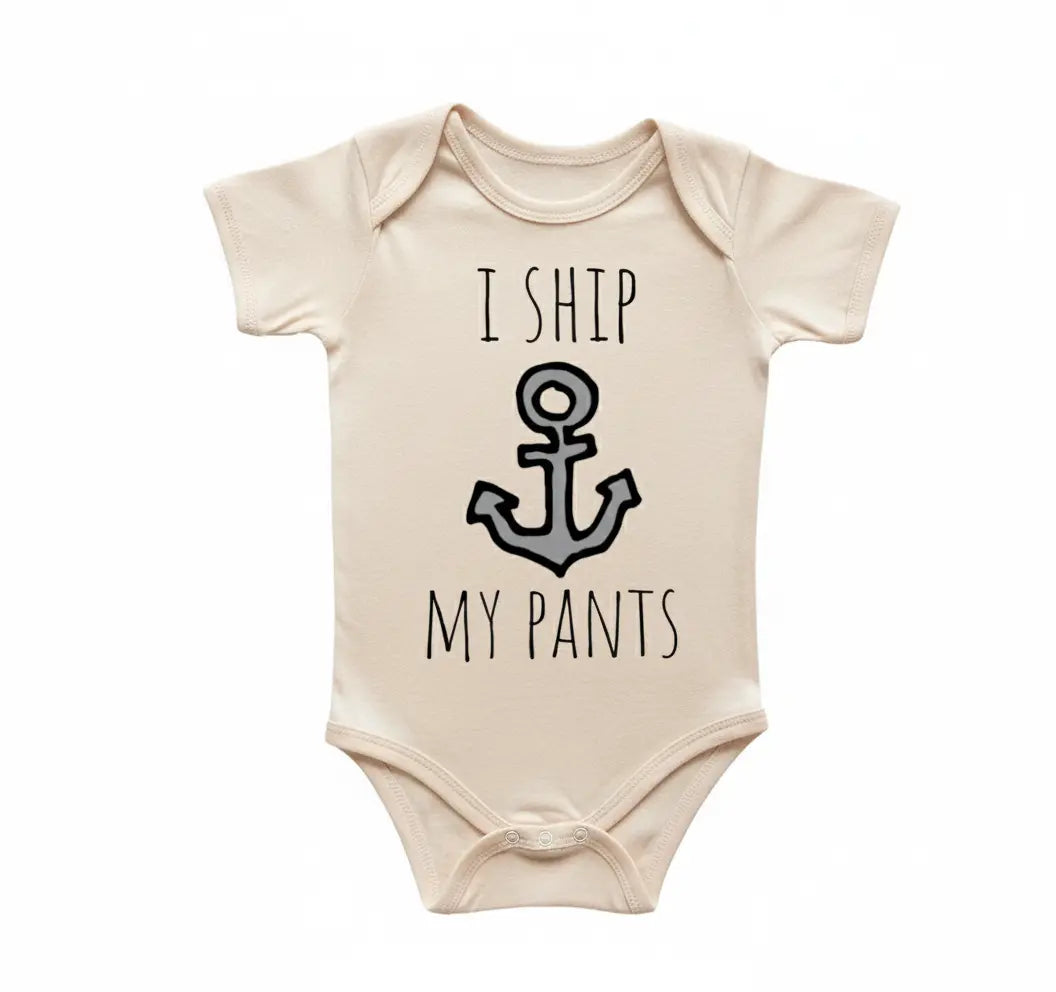 Boat Anchor Nautical Newborn Gift Baby Onesie® Bodysuit