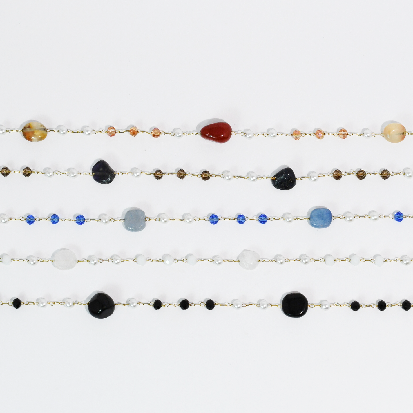 Boho Bliss Dainty Gemstone Necklace