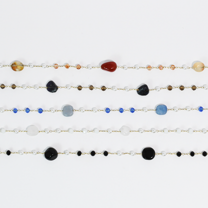 Boho Bliss Dainty Gemstone Necklace