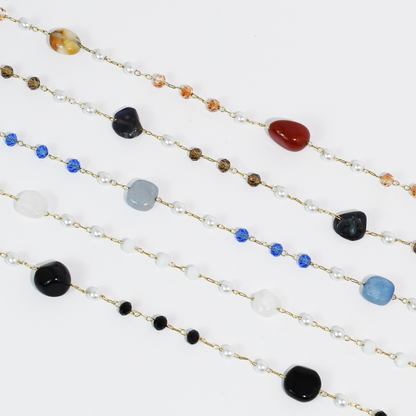 Boho Bliss Dainty Gemstone Necklace