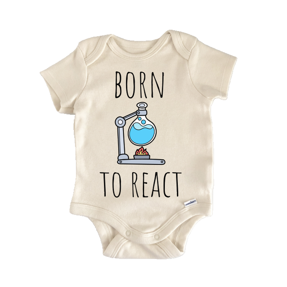Born React Chemistry Newborn Baby Onesie® Bodysuit