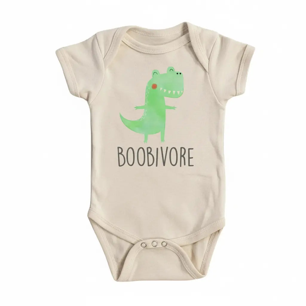 Breastfeeding Dino Newborn Gift Baby Onesie® Bodysuit
