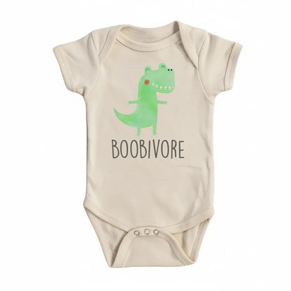 Breastfeeding Dino Newborn Gift Baby Onesie® Bodysuit