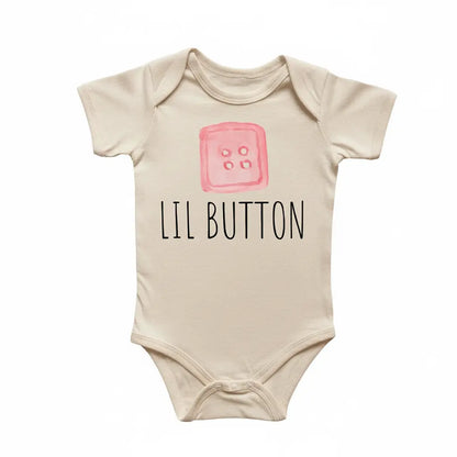 Button Newborn Baby Onesie® Bodysuit