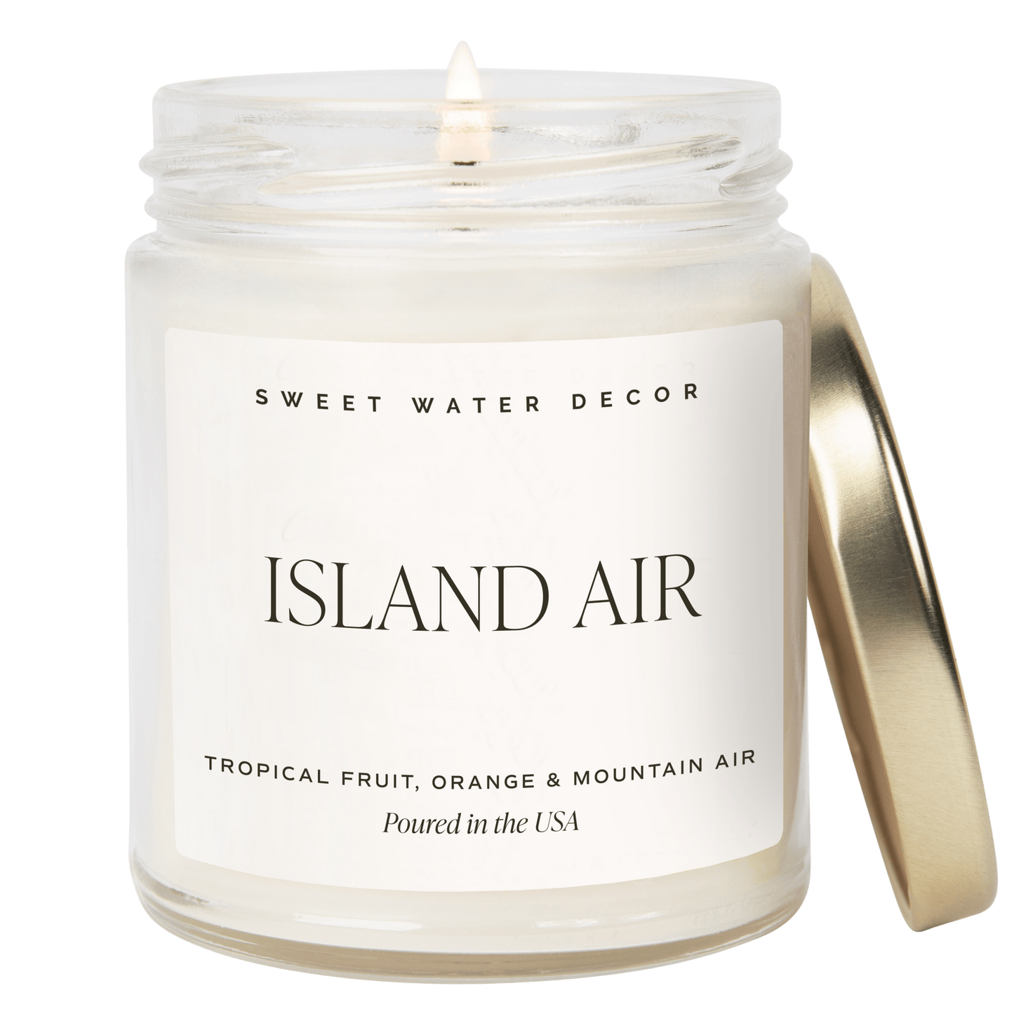 Island Air Soy Candle - Clear Jar - 9 oz