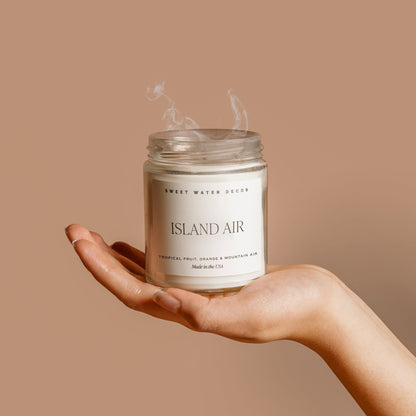 Island Air Soy Candle - Clear Jar - 9 oz