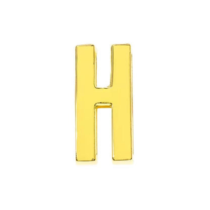 Scarf Slide Letters – 30mm – 14K Gold Non Tarnish