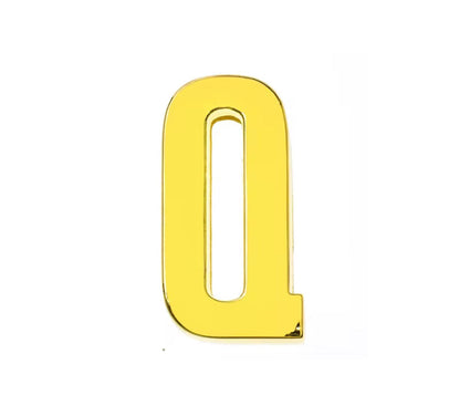 Scarf Slide Letters – 30mm – 14K Gold Non Tarnish