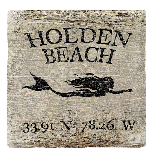 Holden Beach Mermaid | Drink Coaster Set