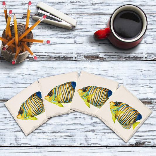 Tropical Fish 3 |Drink Coaster Set