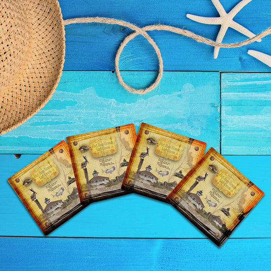 Port Boca Grande Lighthouse, Florida | Drink Coaster Set