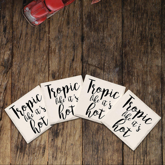 Tropic Like It's Hot Drink Coaster Set