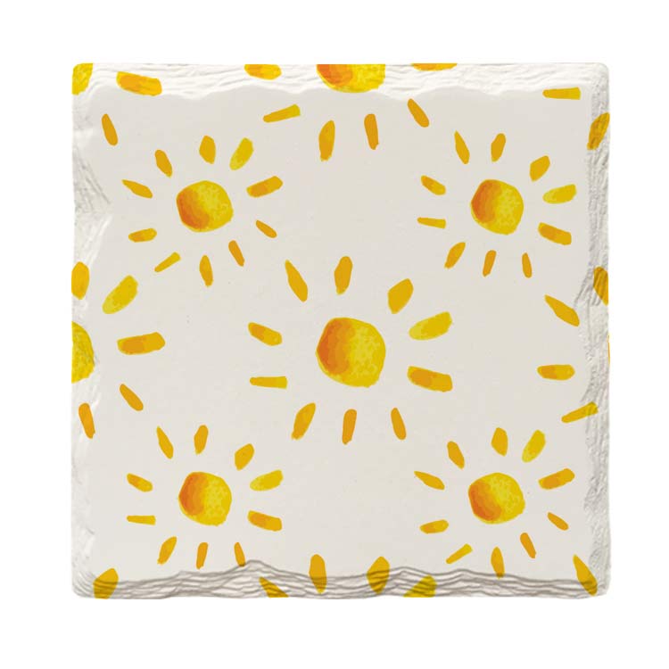 Sun Pattern | Drink Coaster Set