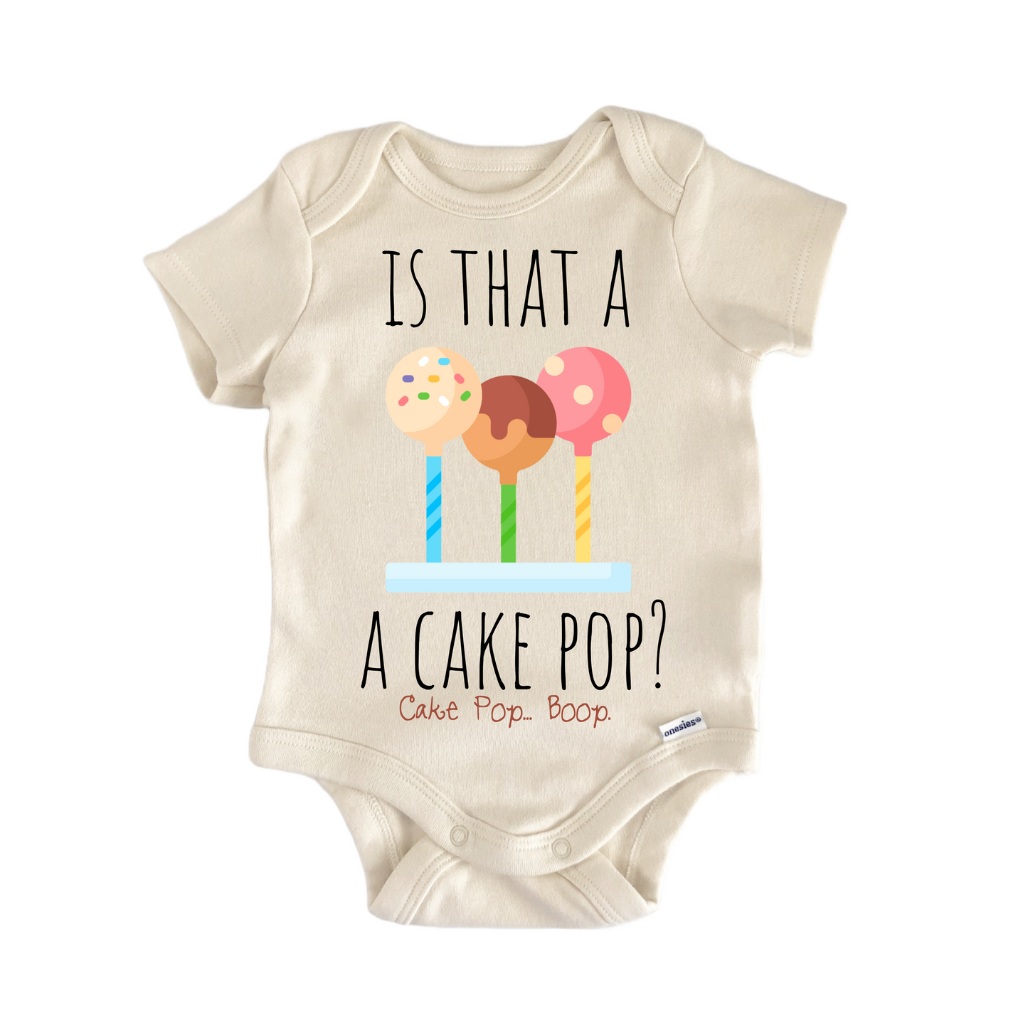 Cake Pop Coffee Cafe Newborn Baby Onesie® Bodysuit