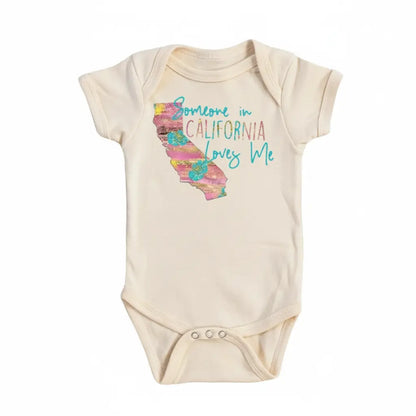 California Loves Me Newborn Baby Onesie® Bodysuit