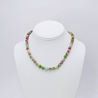 Camo Girly Gemstone Necklace