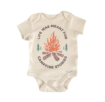 Campfire Camping Camp Newborn Baby Onesie® Bodysuit