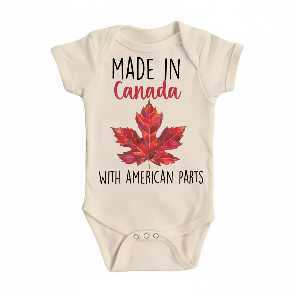 Canada Made 2 Newborn Baby Onesie® Bodysuit