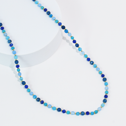 Candy Bead Dainty Gemstone Necklace