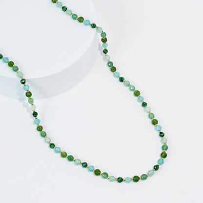 Candy Bead Dainty Gemstone Necklace