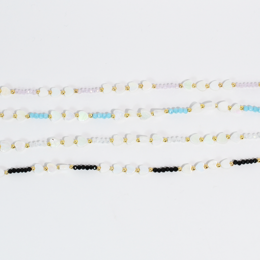 Candy Hearts Strand Necklace