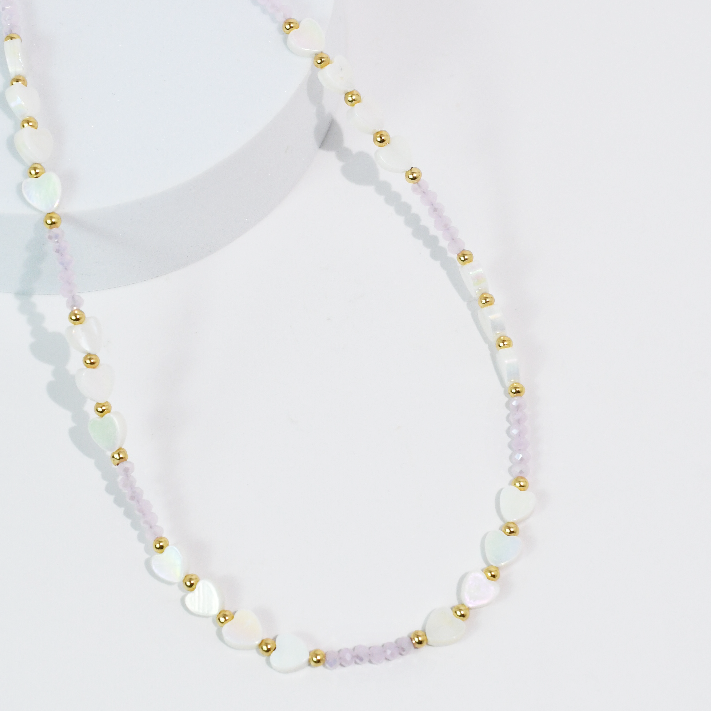 Candy Hearts Strand Necklace