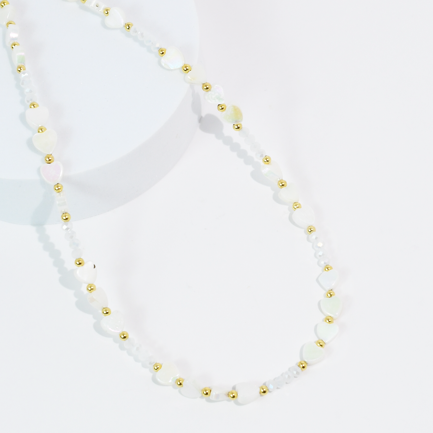 Candy Hearts Strand Necklace