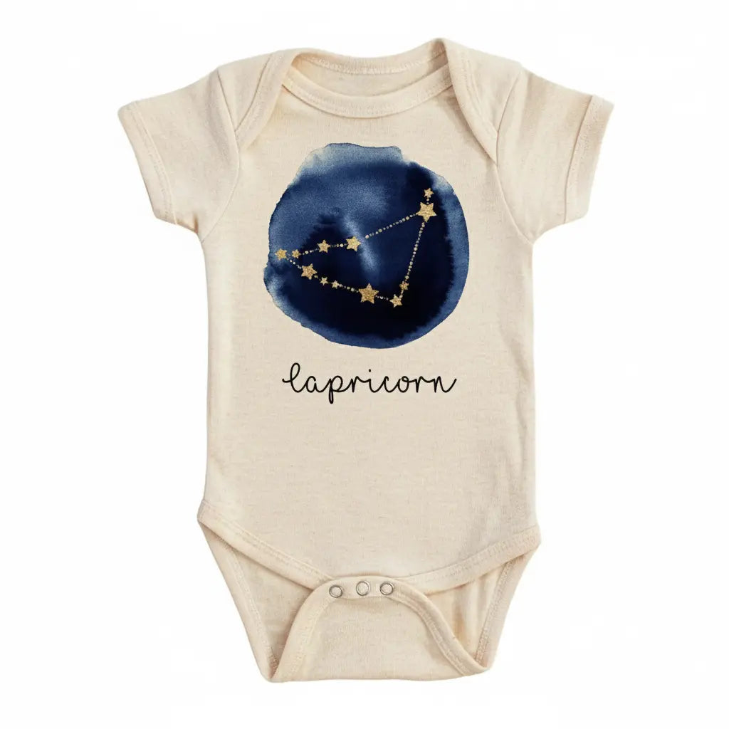 Capricorn Zodiac Newborn Baby Onesie® Bodysuit GS1