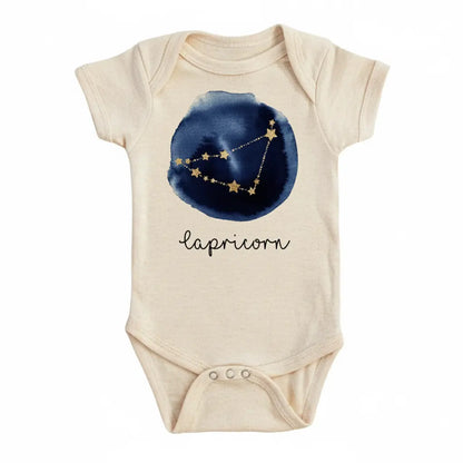 Capricorn Zodiac Newborn Baby Onesie® Bodysuit GS1