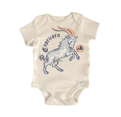Capricorn Zodiac Newborn Baby Onesie® Bodysuit