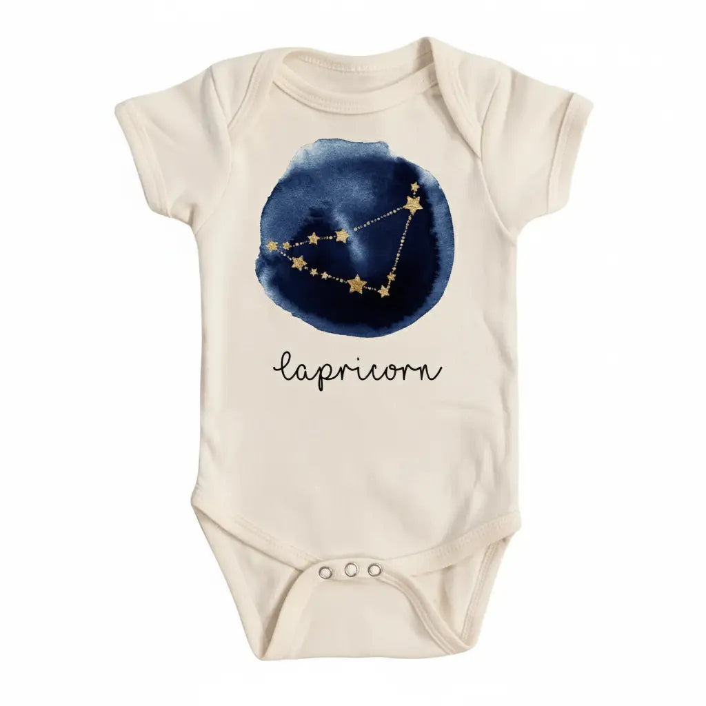Capricorn Zodiac Newborn Baby Onesie® Bodysuit