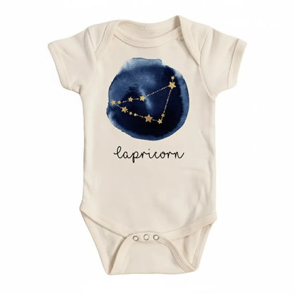 Capricorn Zodiac Newborn Baby Onesie® Bodysuit