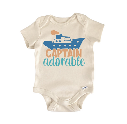Captain Adorable Nautical Newborn Baby Onesie® Bodysuit