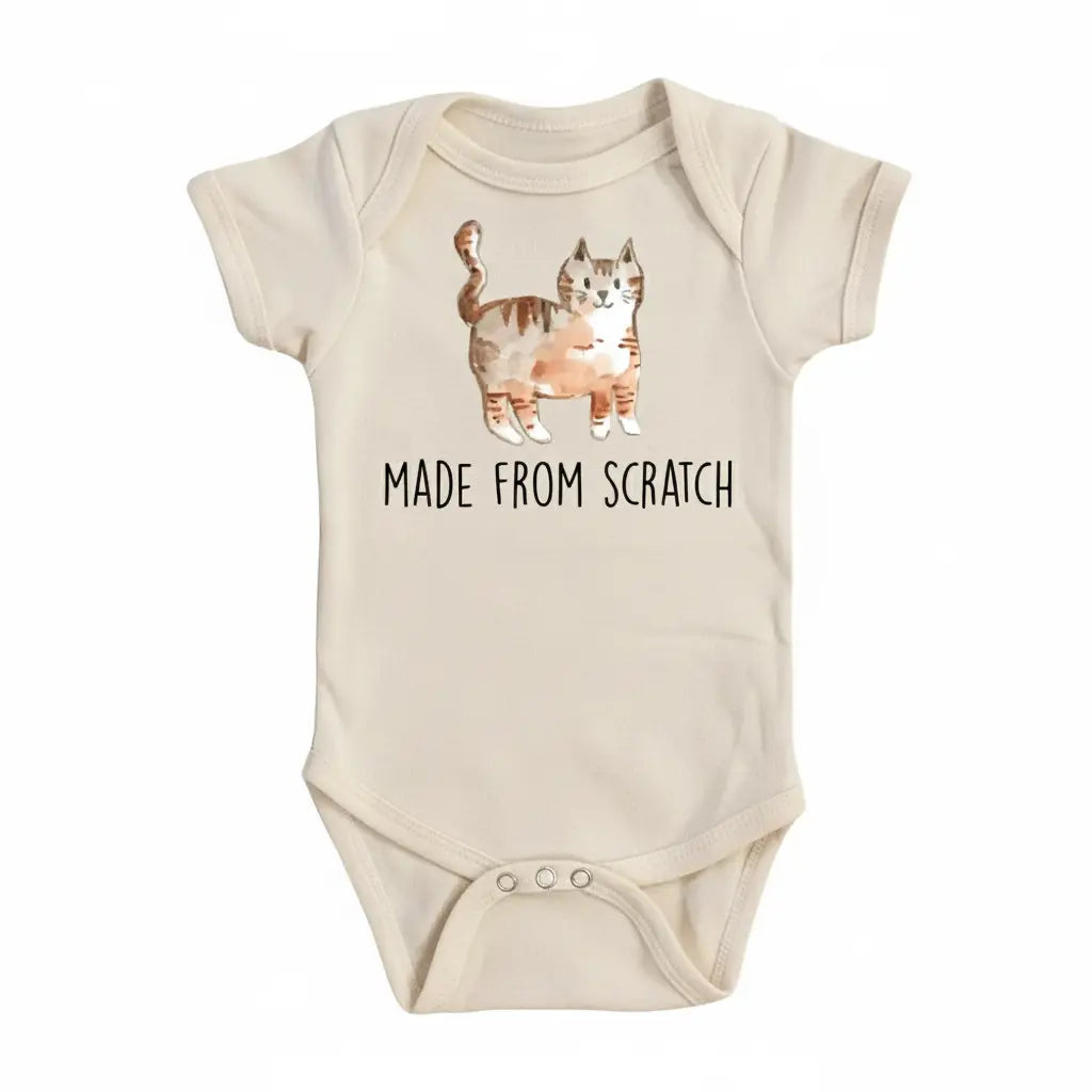 Cat Scratch Newborn Baby Onesie® Bodysuit GS1