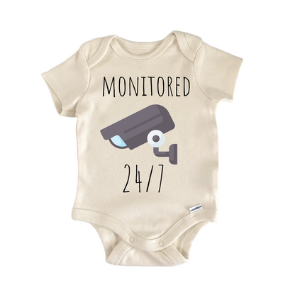 Cctv Security Alarm Newborn Baby Onesie® Bodysuit