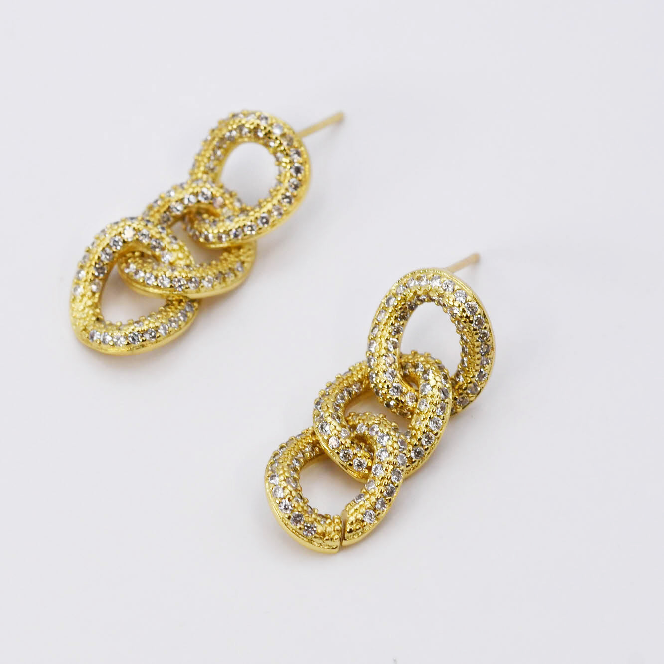 Chain of Sparkles Earrings