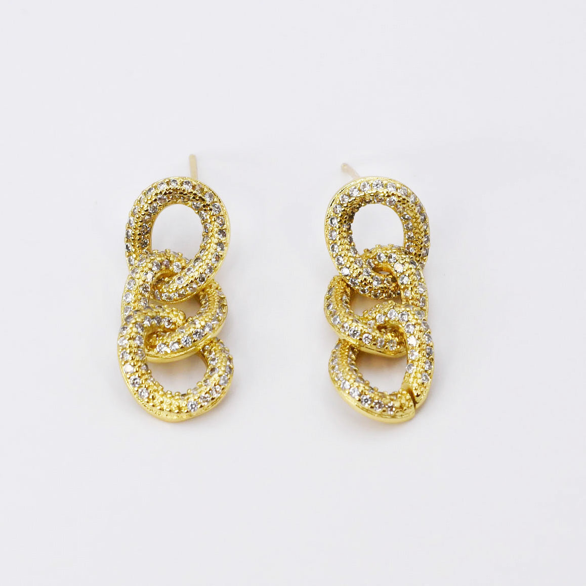 Chain of Sparkles Earrings