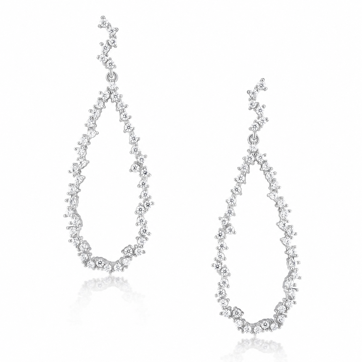 Jennifer Pave Drop Earring