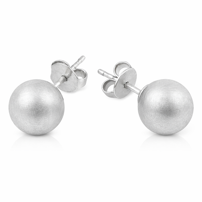 Brushed Allie Bead Stud