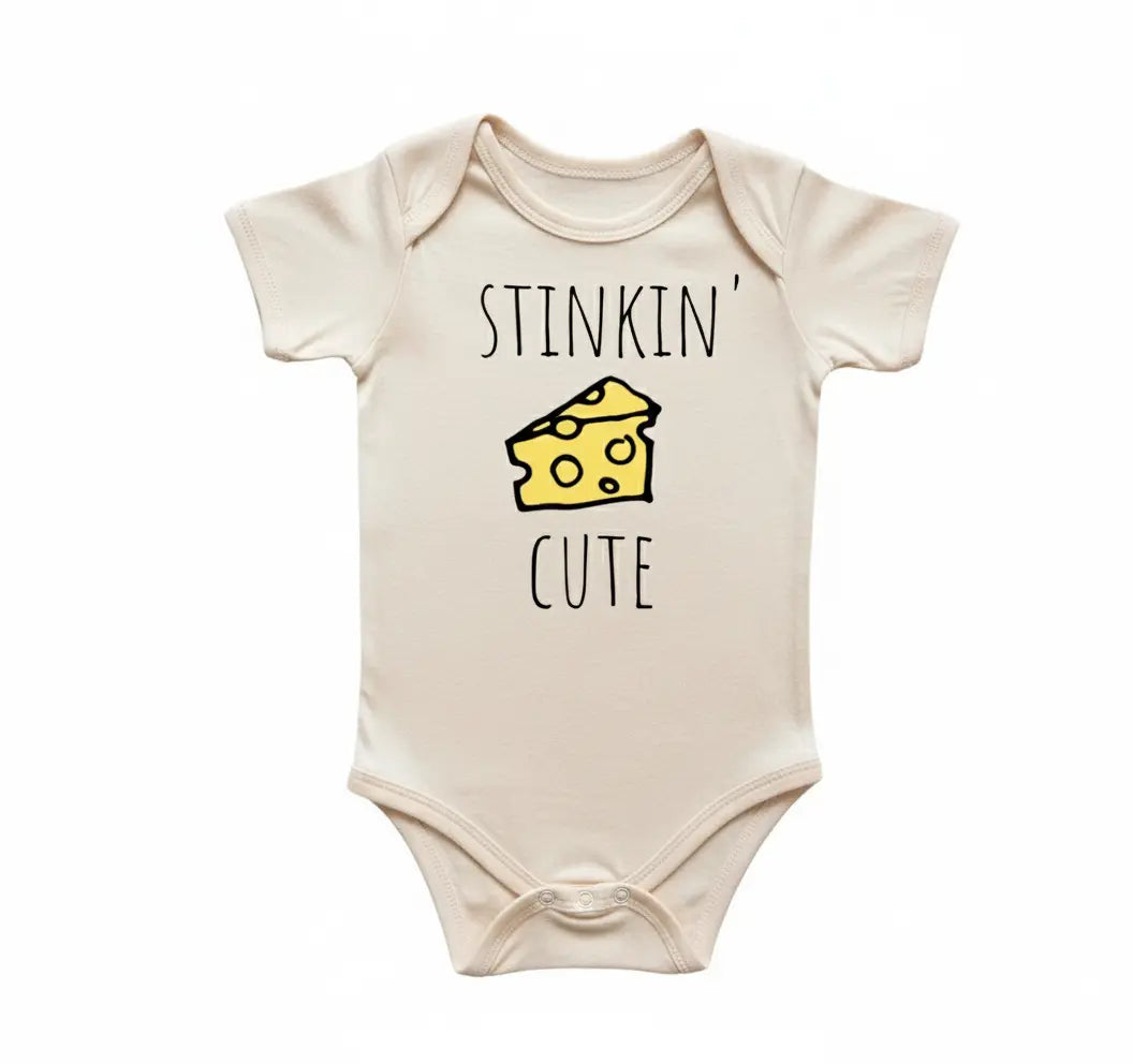 Cheese Newborn Baby Onesie® Bodysuit