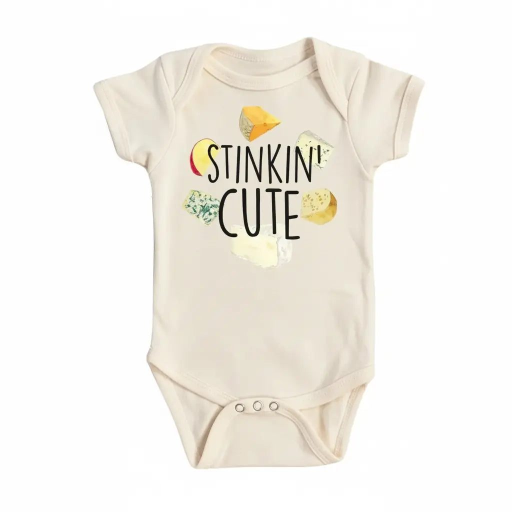 Cheese Stinkin' Newborn Baby Onesie® Bodysuit GS1