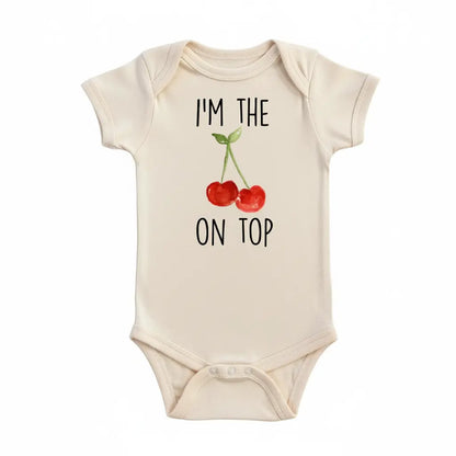 Cherry Top Newborn Baby Onesie® Bodysuit GS1