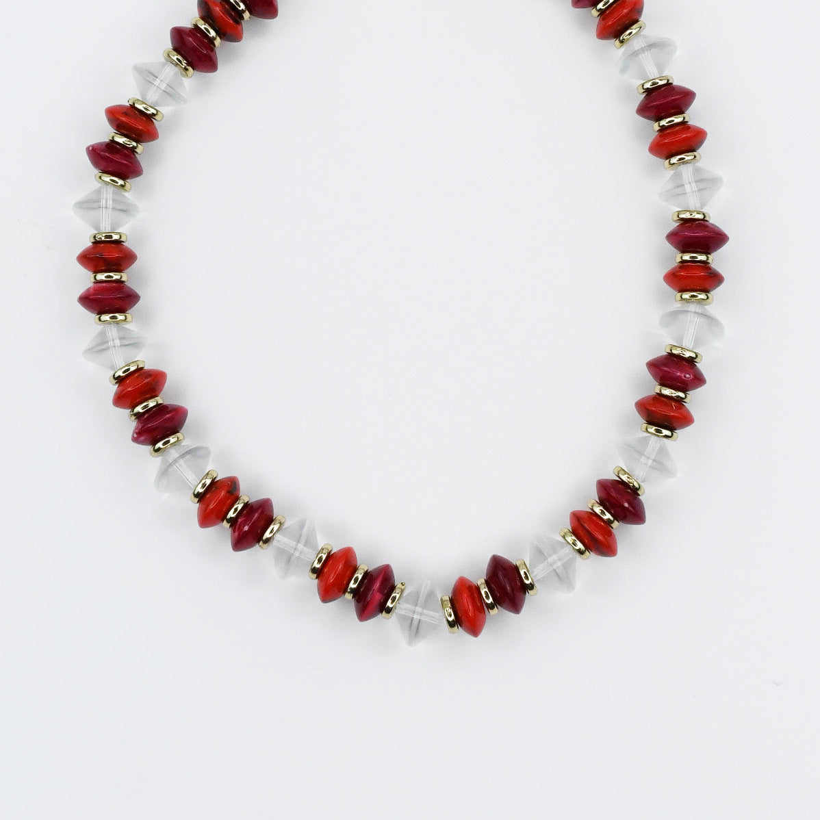 Cherry Pop Beaded Necklace