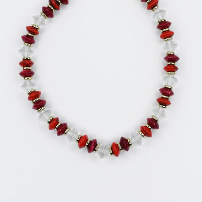 Cherry Pop Beaded Necklace