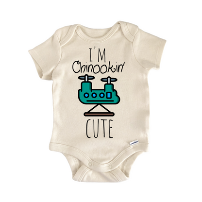 Chinook Helicopter Newborn Baby Onesie® Bodysuit