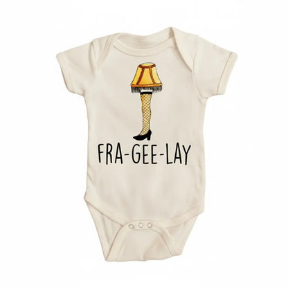 Christmas Leg Lamp Newborn Baby Onesie® Bodysuit GS1
