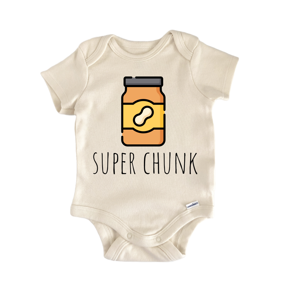 Chunky Peanutbutter Newborn Baby Onesie® Bodysuit