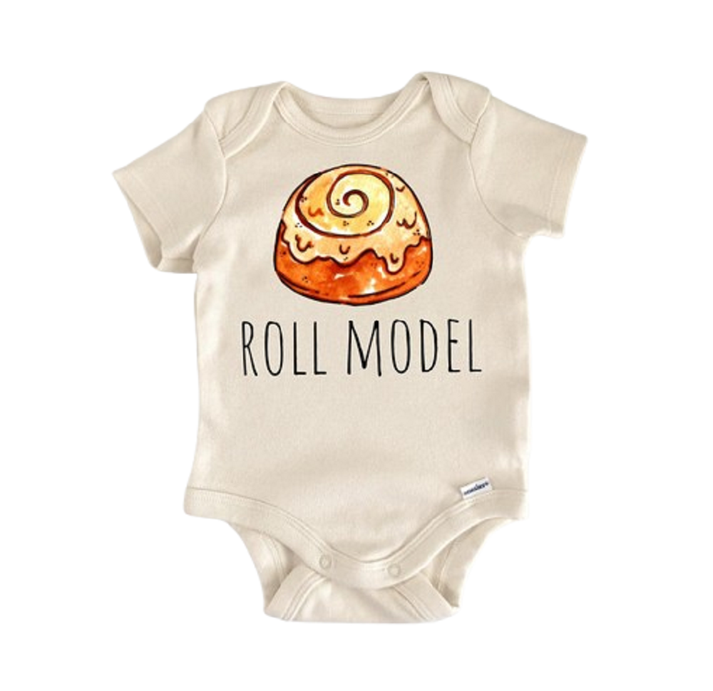 Cinnamon Roll Bakery Newborn Baby Onesie® Bodysuit